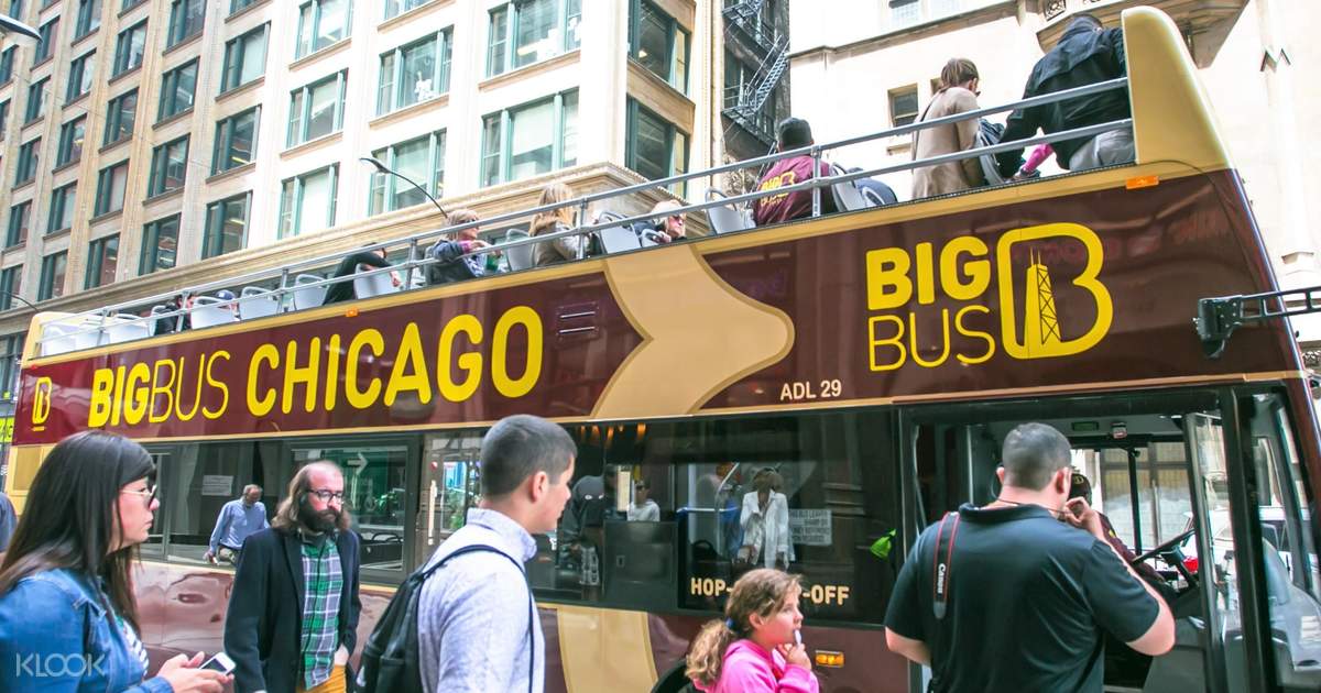 Big Bus Hop-On Hop-Off Tour (Open-Top) in Chicago, USA